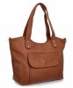 Stylowa Torebka Damska Shopper Bag firmy Herisson 17B374 Ruda